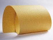 Kertas Filter Udara Padat Bahan Bakar Kuning 130g / m2