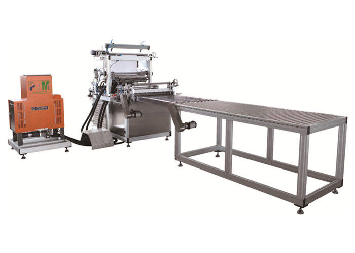 Full Auto PP Intermittent Gluing Production Line Paper Pleat Machine