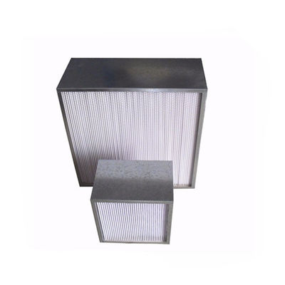 0.3 Micron Fiber Glass Box Style H14 Hepa Filter Pembersih Udara
