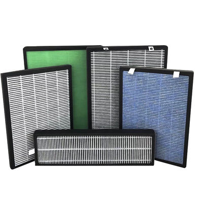 Filter Serat Logam Disesuaikan Karbon HEPA H11 H12 H13 H14 PM0.3 Pembersih Udara Pembersih Udara