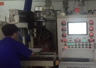 2–10 M / Min Rotary Pleating Machine Filter Udara Mesin Injeksi Lem PU