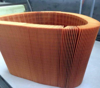 Bahan Filter Orange Yellow Full Lem Bebas Dari Curing Eco Oil Filter Paper